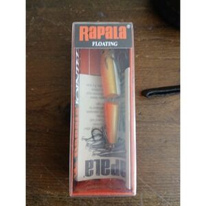 Rapala J-7 GFR Floating Fishing Lure Gold Fluorescent Red